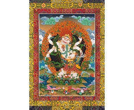 Individual card “White Mahakala ― donor of the wealth”